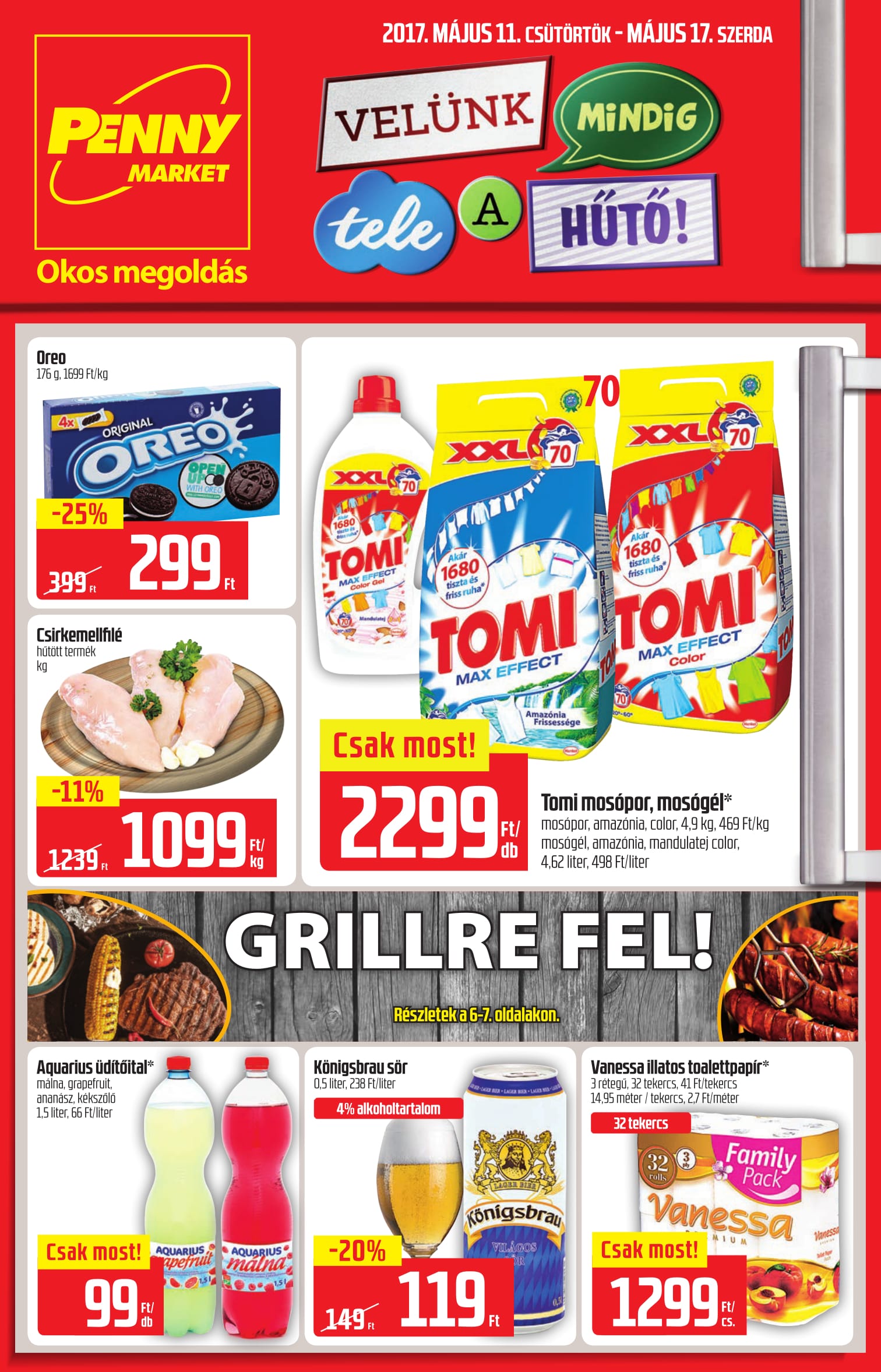 Penny Market legújabb akciós újság – íme a május 11-től 17-ig érvényes ...