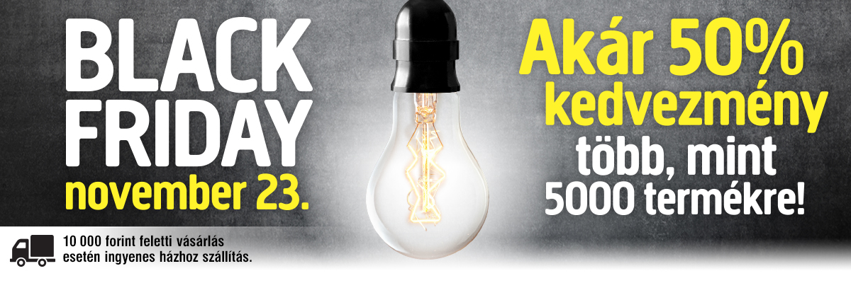 Praktiker Black Friday 2018 - jön az az óriási kedvezmények napja