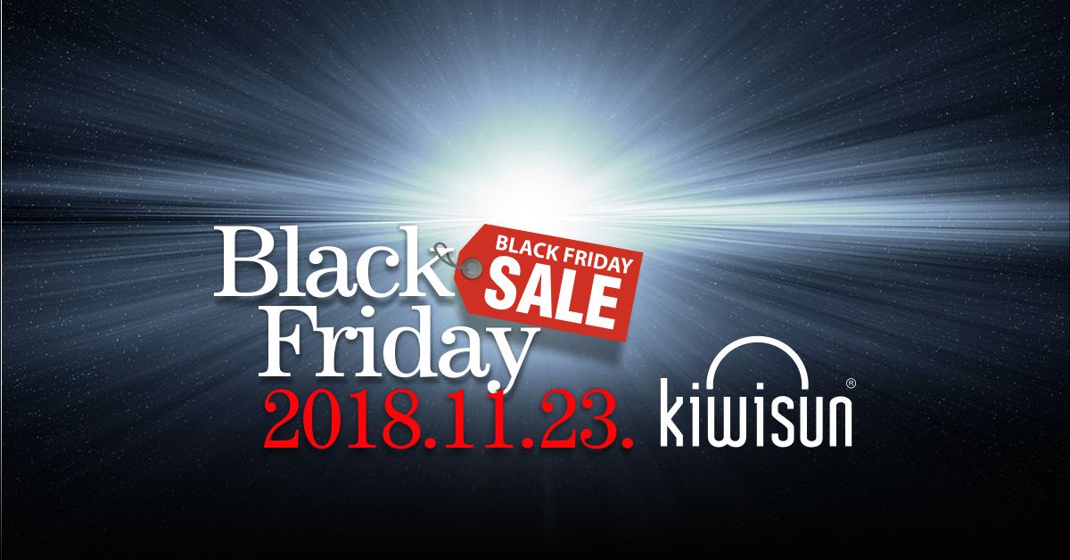 Black Friday 2018 a KiwiSun szoláriumszalonokban!
